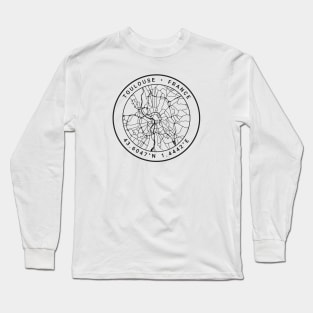 Toulouse Map Long Sleeve T-Shirt